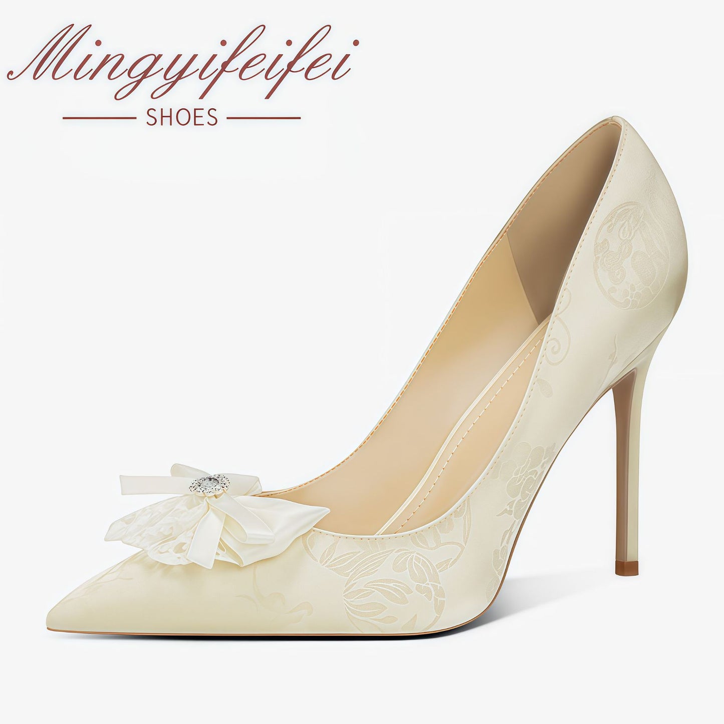 Women's Wedding High Two-way Wear Classy Bridesmaid Stiletto Women's Fashion Shoes