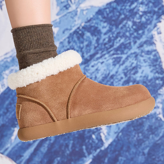 Women's Increasing Insole Fleece-lined Thickened Fur Integrated Women's Snow Boots
