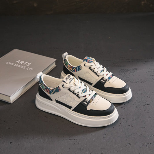 Extra Large Size White Niche Korean Sneakers