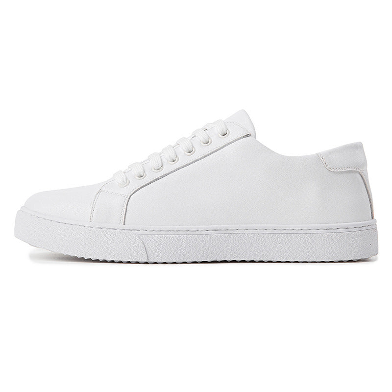 Attractive Men's Oversized Stylish Polished White Sneakers