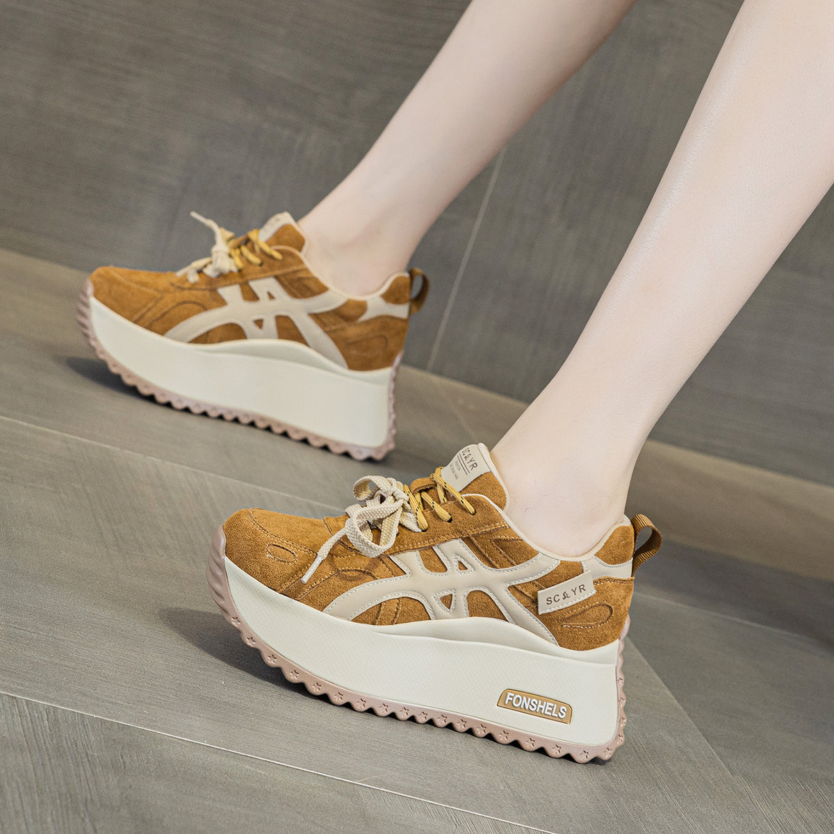 Women's Thick Sole Increased Fashion Small Cortez Women's Casual Shoes