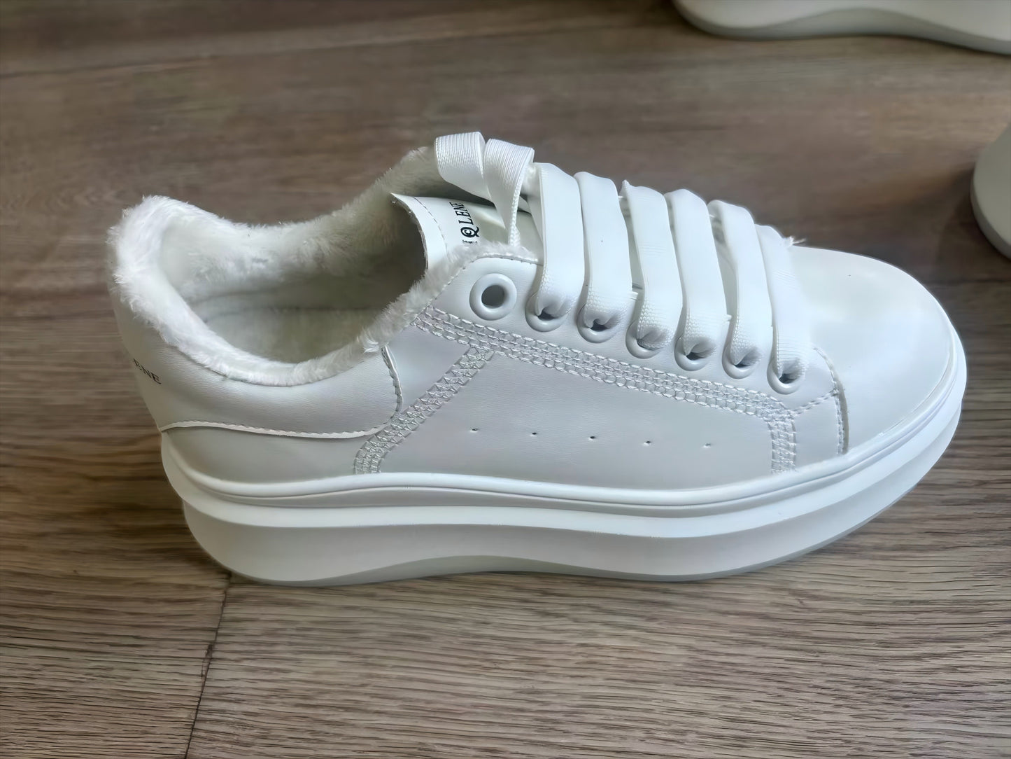 Women's White Spring Versatile Flat Elevator Fashion Women's Shoes