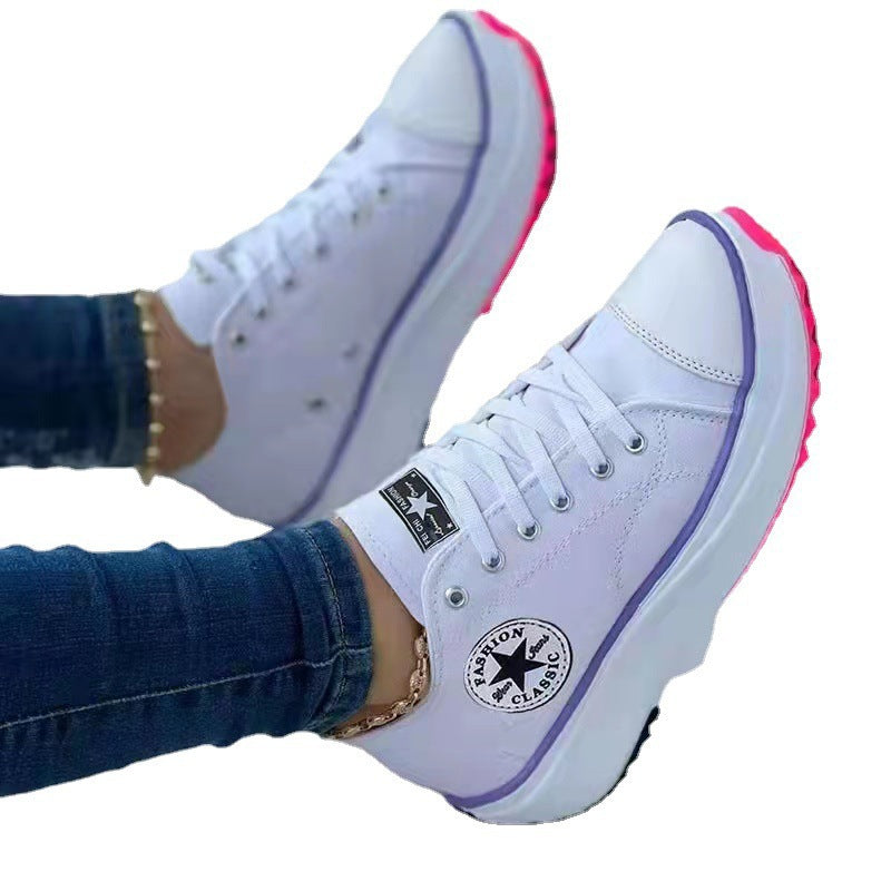 Women's Popular Spring Platform Plus Size Casual Shoes