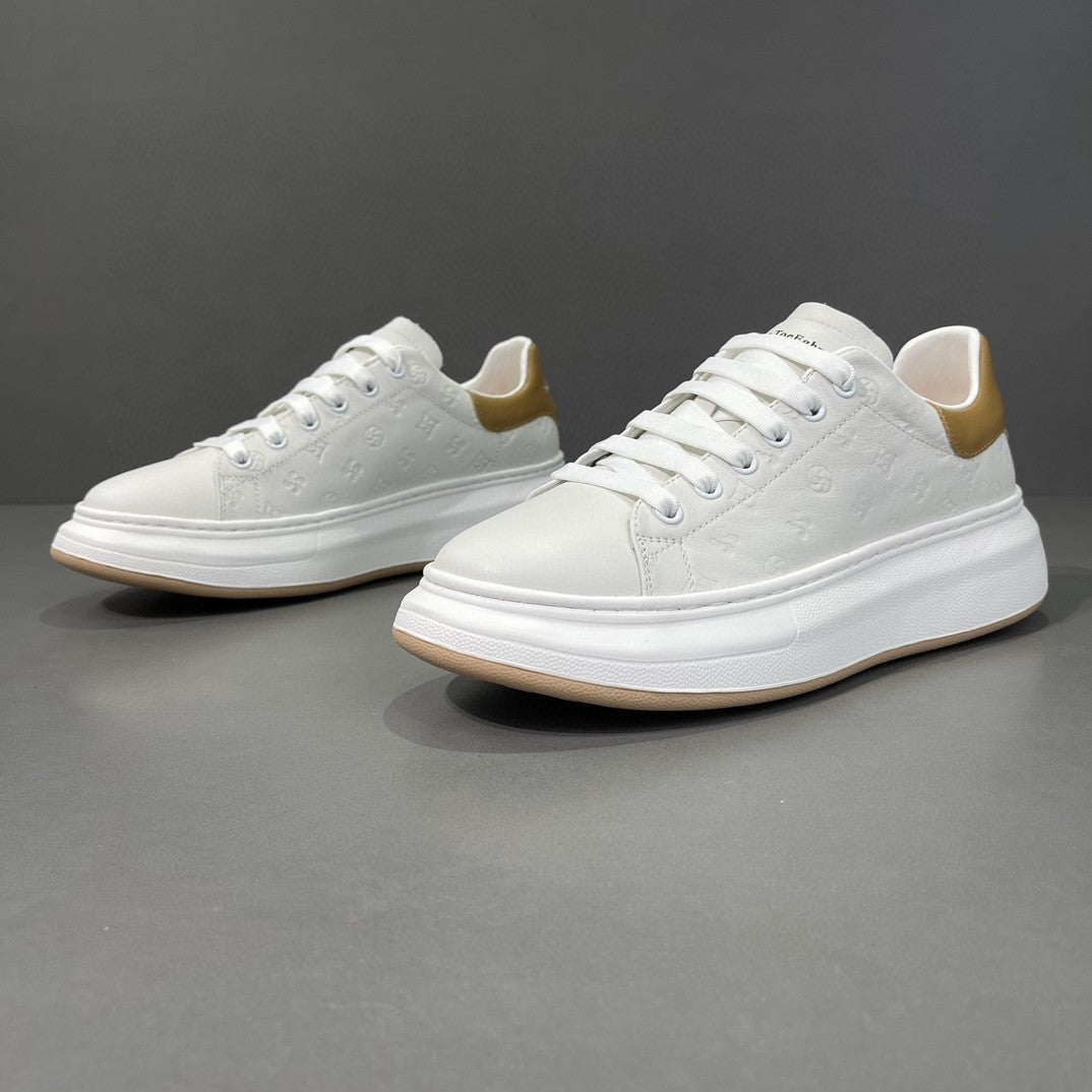 Men's Genuine Summer White High-grade Fashionable Versatile Men's Sports Shoes