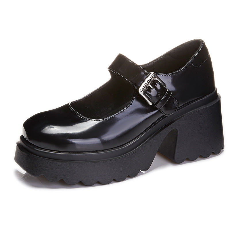 Women's Thick With British Style Small Niche Women's Shoes