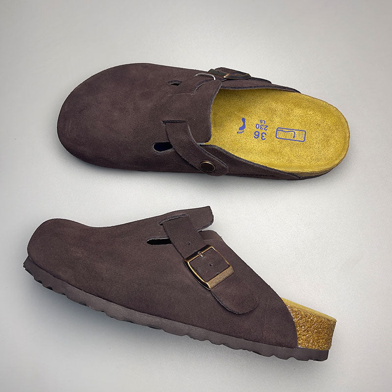 Genuine Couple Essential Street Shot Closed Toe Slippers