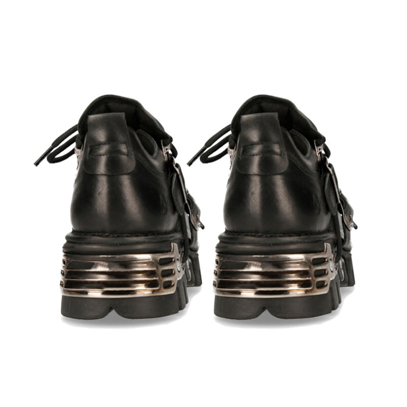 Punk Metal Niche Design Low Top Women's Casual Shoes