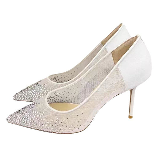 Women's High Pointed Stiletto Classy Shallow Mouth Fairy Women's Fashion Shoes