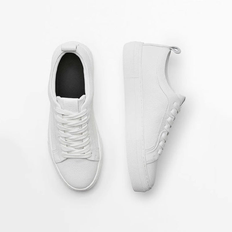 Women's Round Head Platform White Korean Fashion Women's Casual Shoes