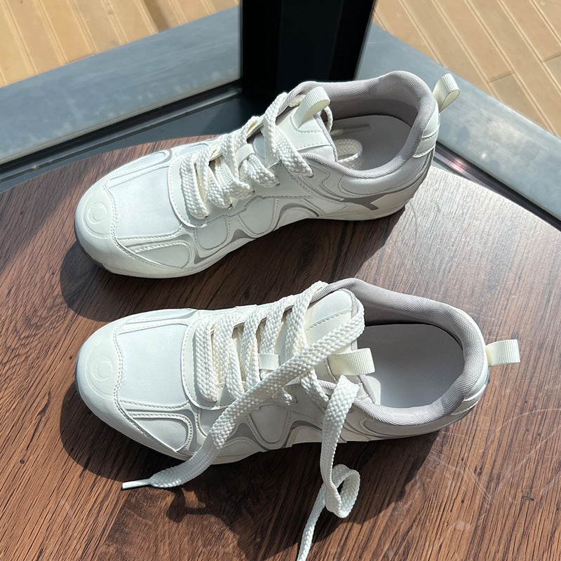 Women's Height Increasing Insole German Training Retro Daddy Women's Casual Shoes