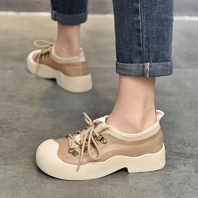 Women's Two Pairs Of Sports Round Head Casual Shoes