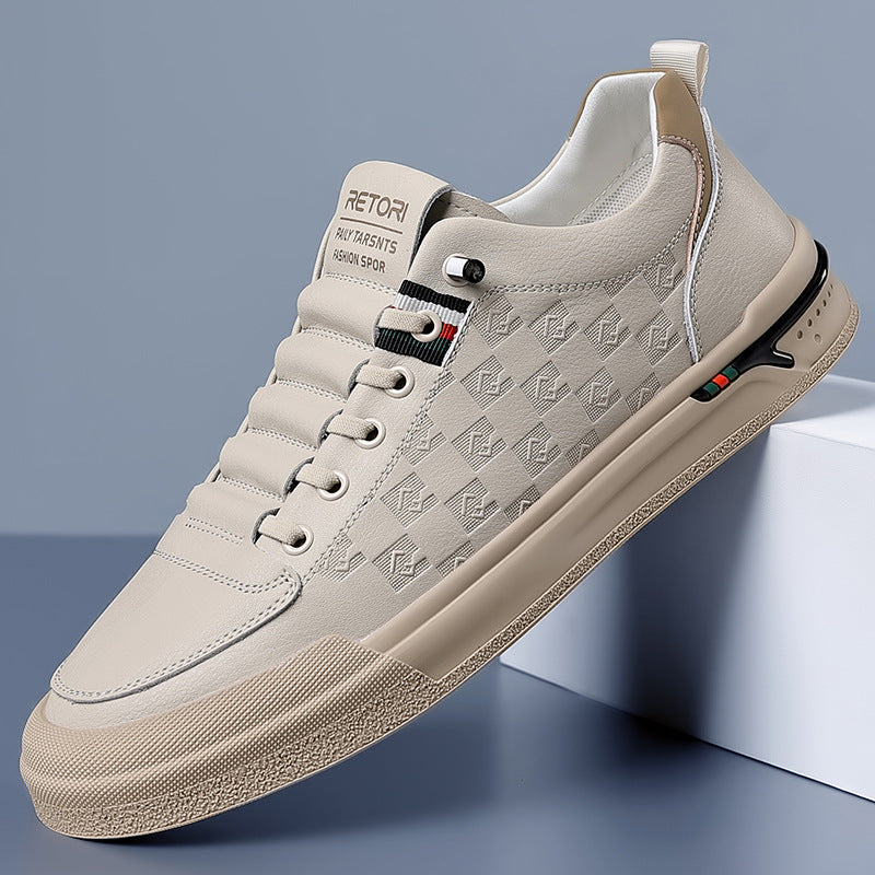 Men's Summer Breathable White Sports Versatile Trendy Soft Casual Shoes