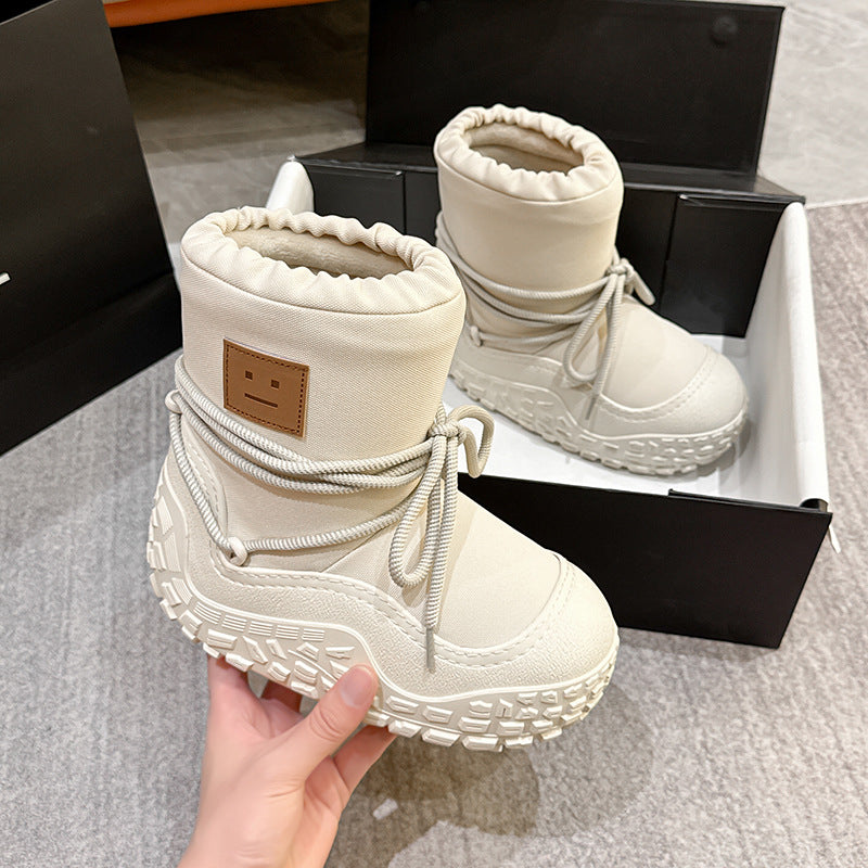 Women's Feet For Winter Thickened Warm Sleeve Cotton Boots