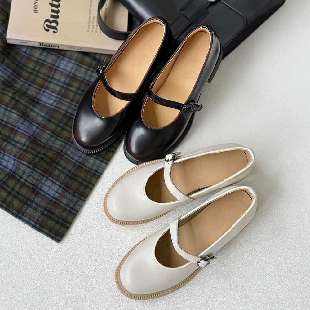 Women's High Chunky Uniform Shallow Mouth Pumps Women's Fashion Shoes