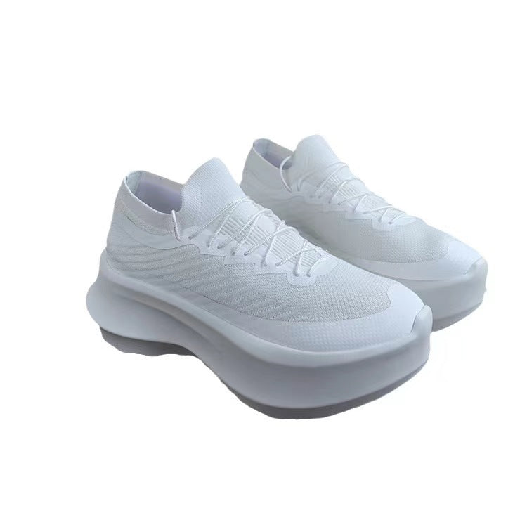 Women's Small Woven Dad Summer Thick Bottom Breathable Muffin Women's Sports Shoes