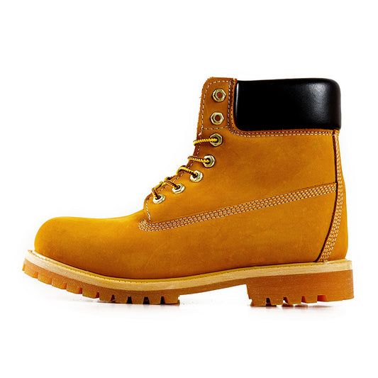 Women's & Men's First Layer Cowhide Worker Martin Winter Boots