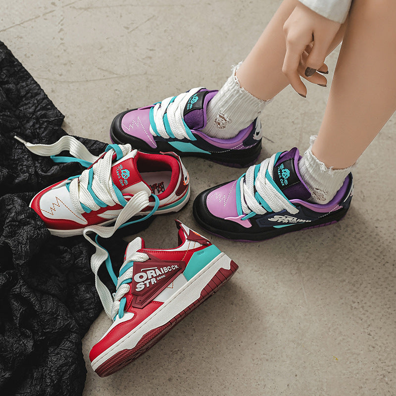Women's & Men's Niche Arcade National Fashion Couple Trendy Sneakers
