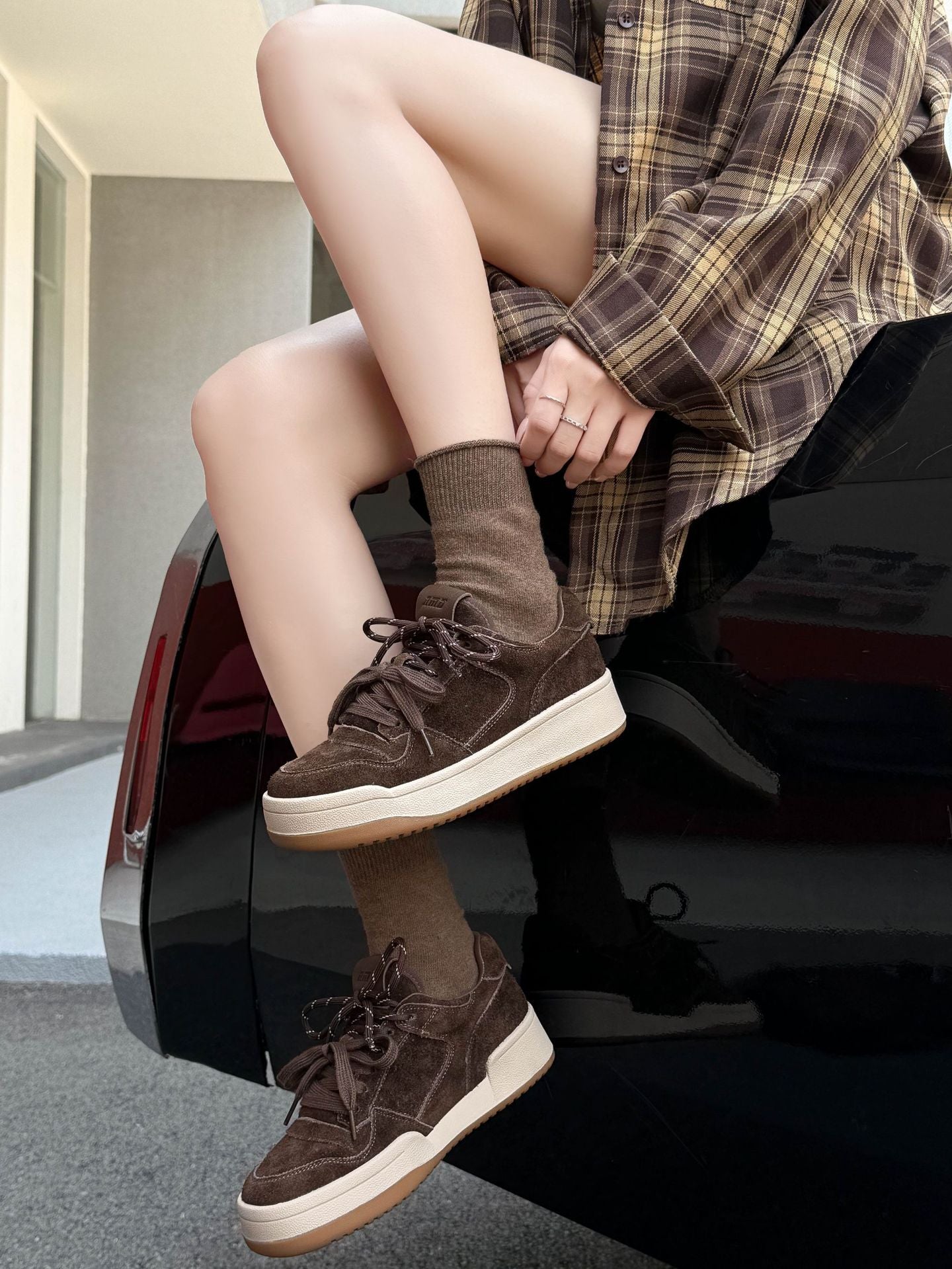 Women's Autumn Round Toe Fashion Sports Leisure Retro Women's Shoes
