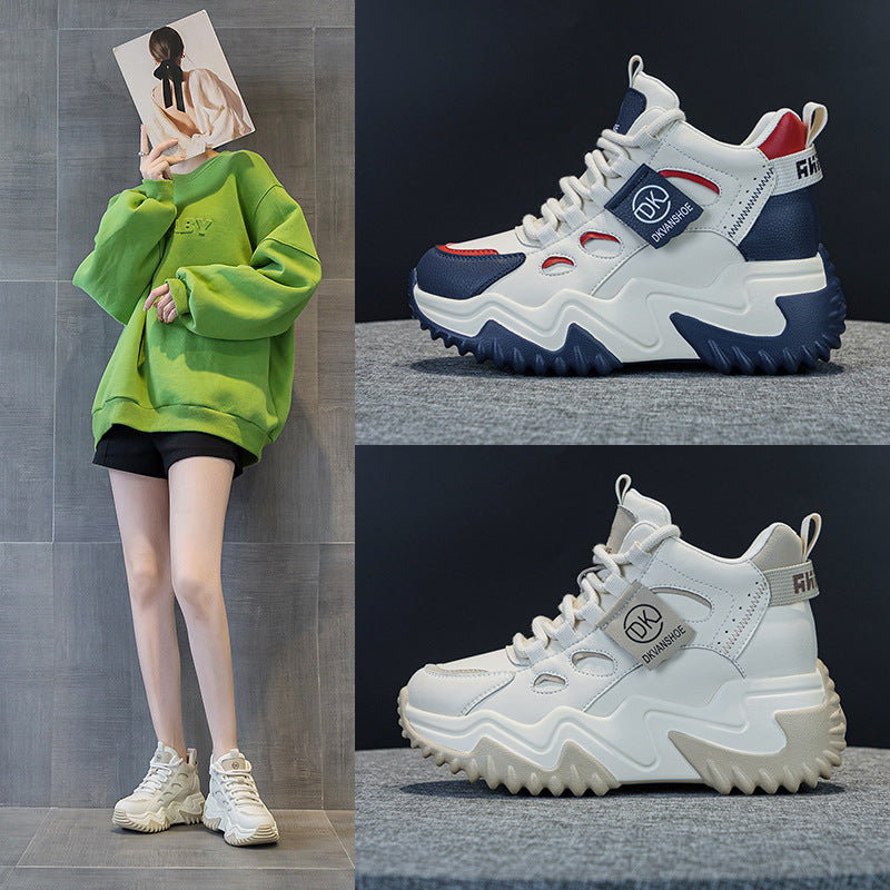 Women's Height Increasing Insole Dad Korean Style Women's Casual Shoes