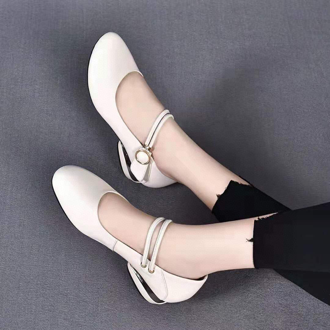 Women's & Men's Flats Round Toe Buckle Mary Jane Casual Shoes