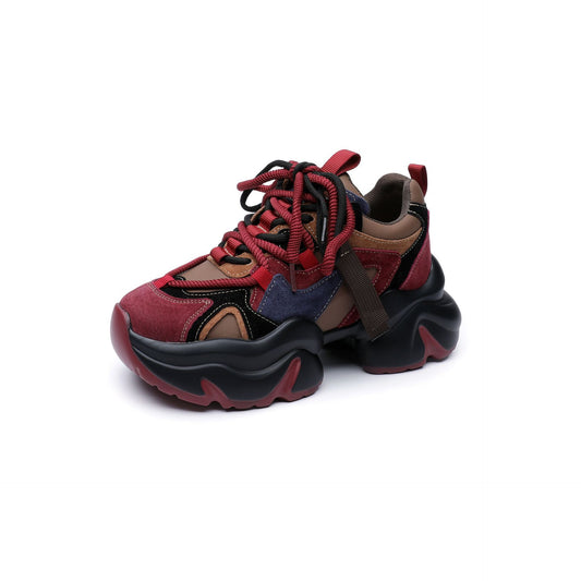 Women's Muffin Platform Dad Spring Super Popular Small Women's Casual Shoes