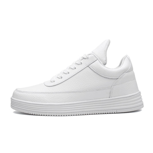 Men's Height Insole White Korean Style Versatile Surface Men's Casual Shoes