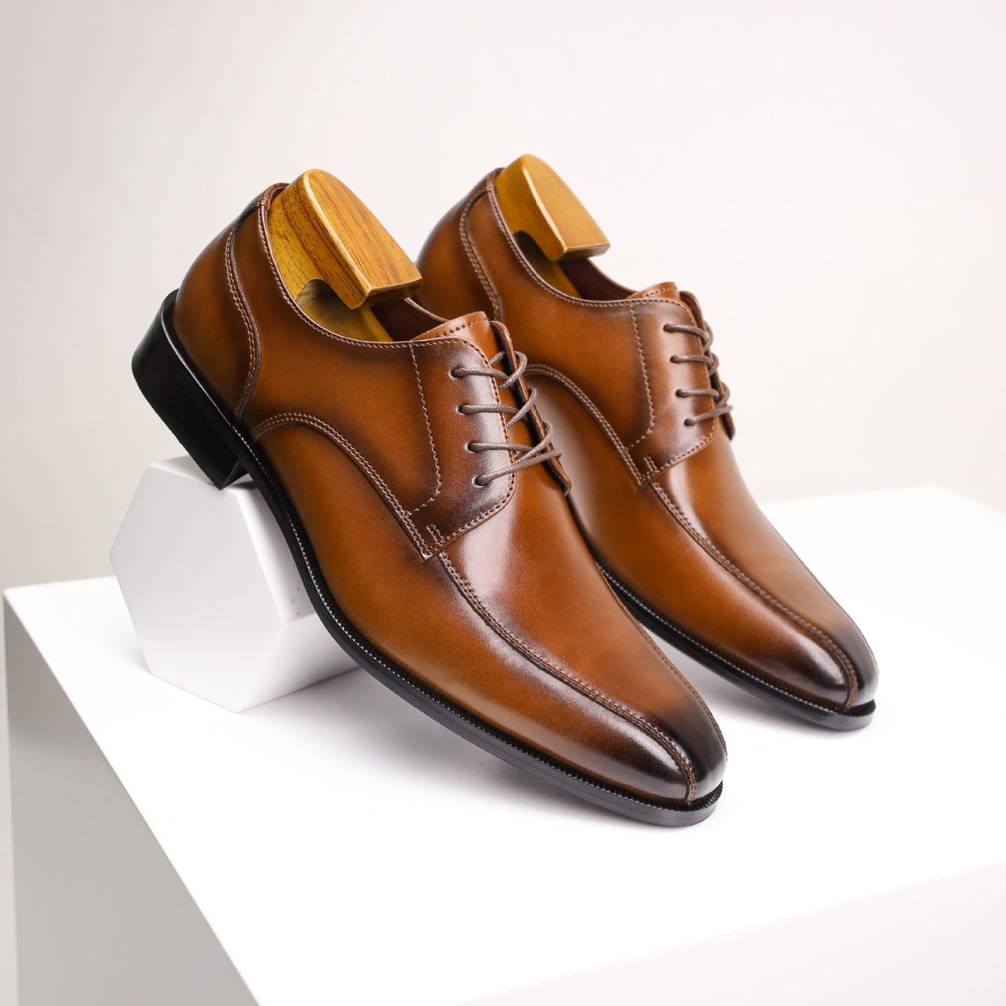 Men's Spring Formal Retro British Cowhide Men's Shoes