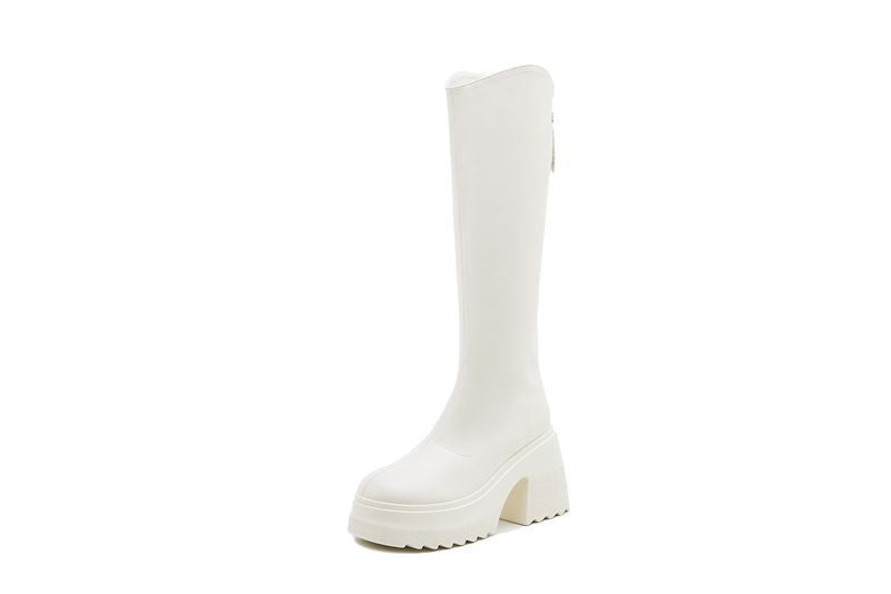 Women's The Knee Spring High Riding Thick Bottom Boots