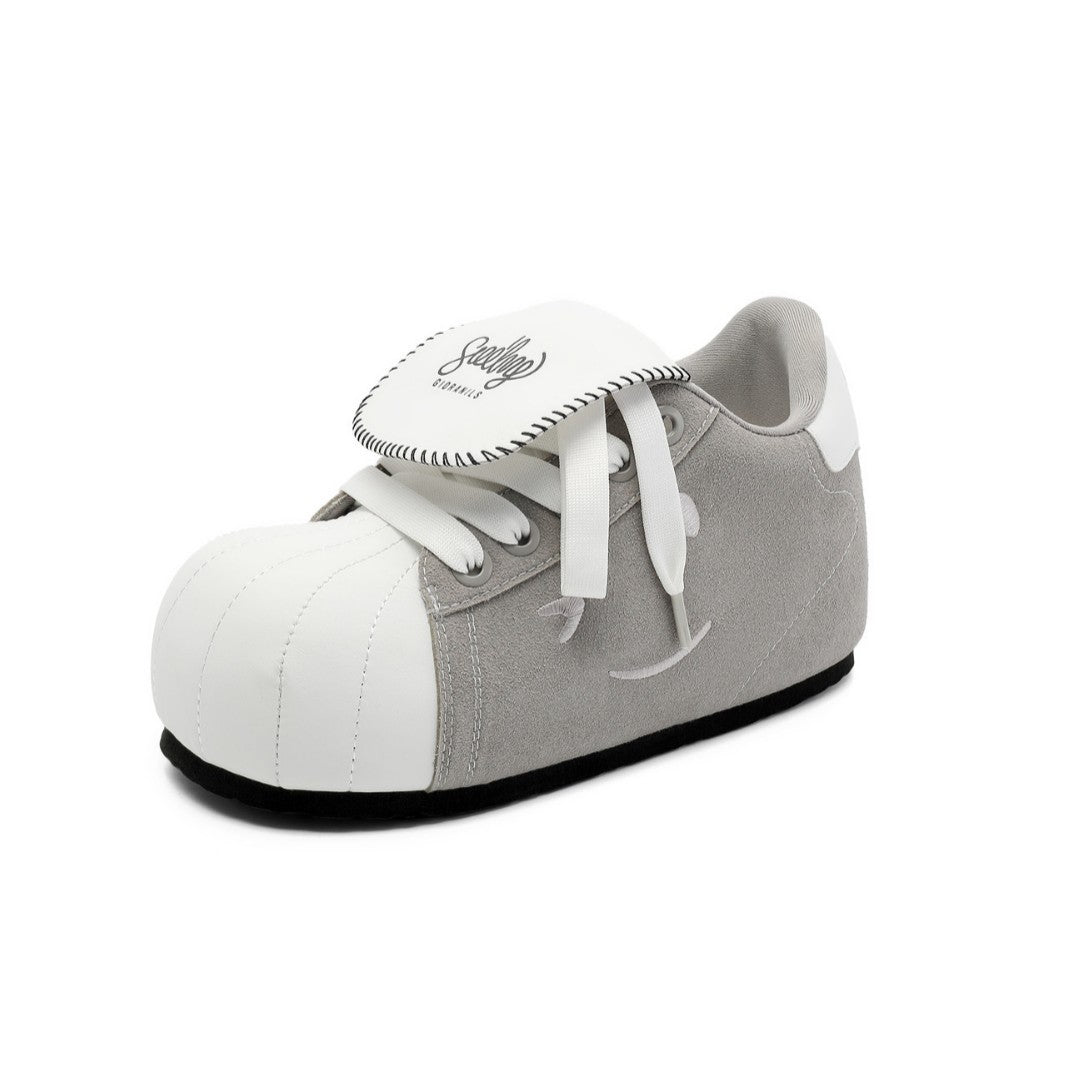 Big Head Hidden Bread White Leisure Heels