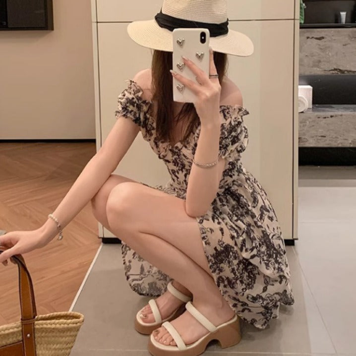 Women's Mom Platform Fashion Double Row Slide Flip Flops