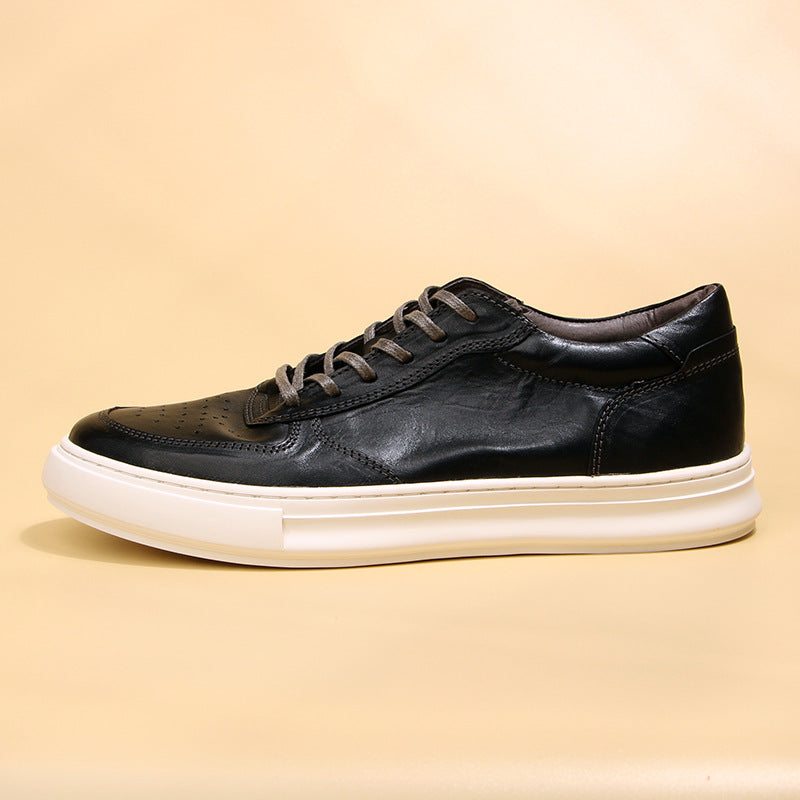 Men's Horse Washed-out Vintage Genuine Fashion Trendy Sneakers