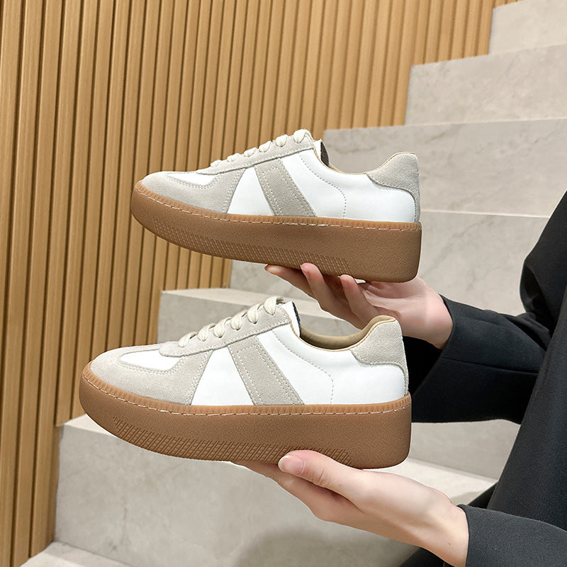 Women's German Training Spring Lace Up Comfortable Board Women's Casual Shoes