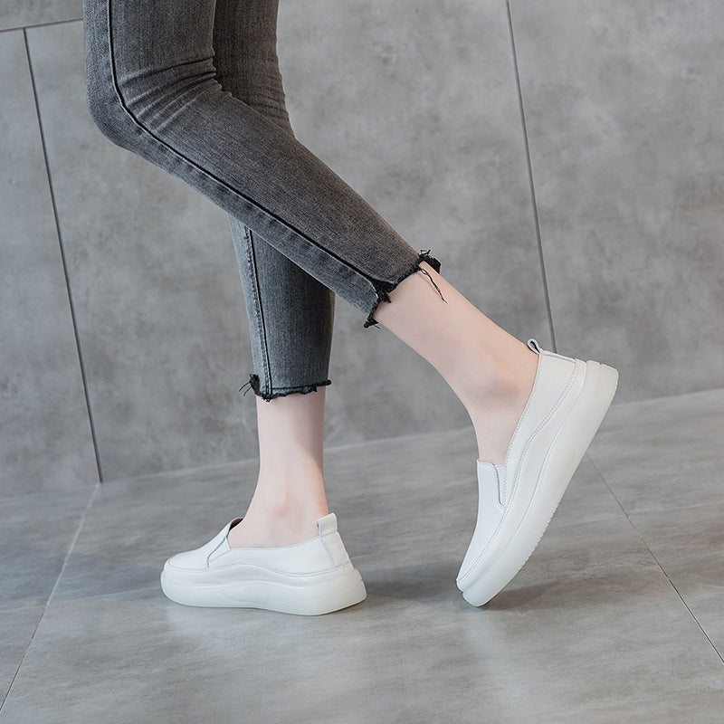 Women's Large Size Leisure Muffin Soft Bottom Women's Casual Shoes