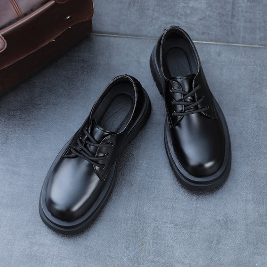 Men's Derby Genuine Martin Simple Platform Extra Men's Shoes