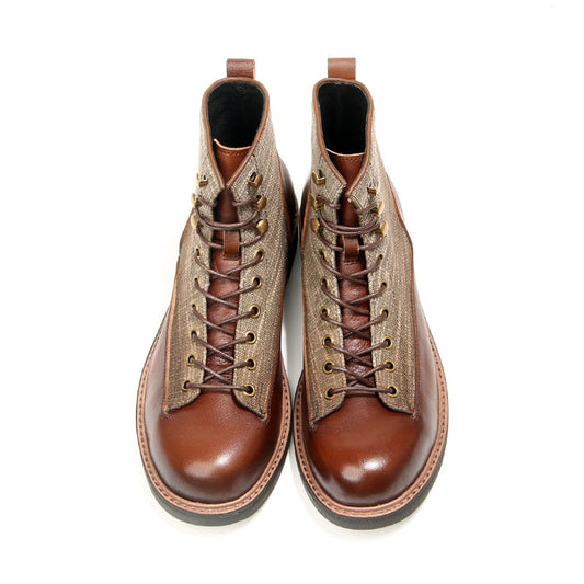 Men's Short Face Martin Working British Genuine Boots