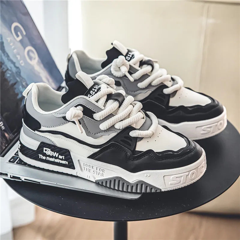 Men's Plus Size Special Platform Height Increasing Sneakers