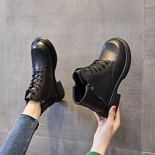 Women's Autumn Single Martin British Style Small Boots