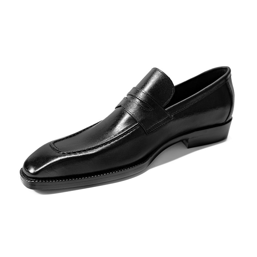 Men's Handmade First Layer Cowhide Lazy Slip-on Cover Loafers/doug Shoes