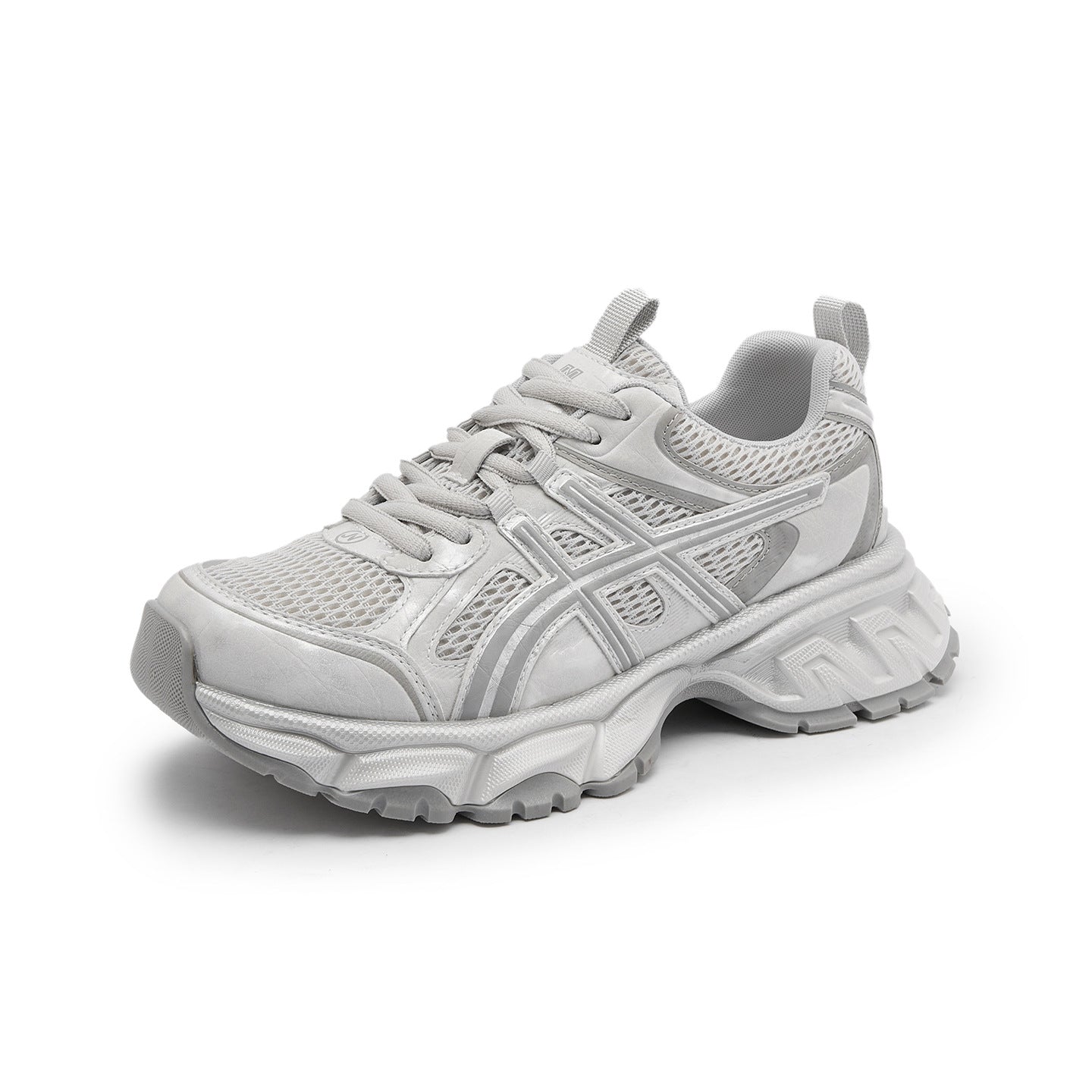 Women's Platform Mesh Surface Breathable Daddy Spring Soft Bottom Wild Women's Sports Shoes
