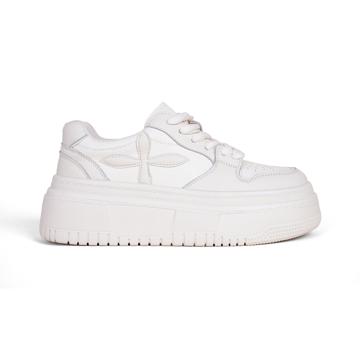 Women's Platform White Height Increasing Summer Breathable Casual Shoes