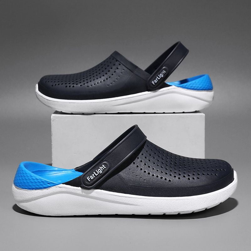 Men's Hole Summer Pump Soft Bottom Breathable Sandals