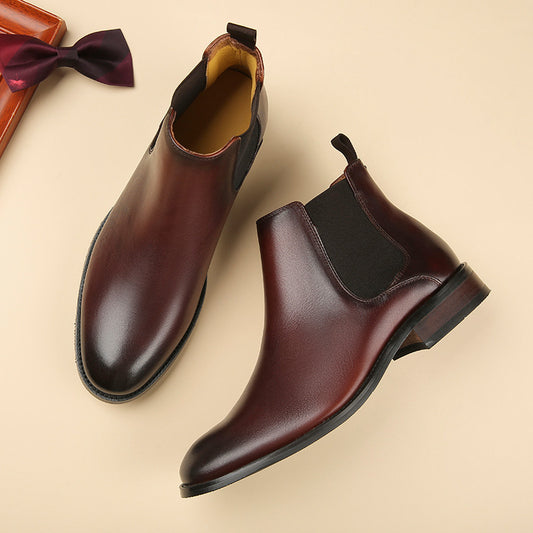 Men's Layer Cowhide Handmade Martin Genuine England Boots