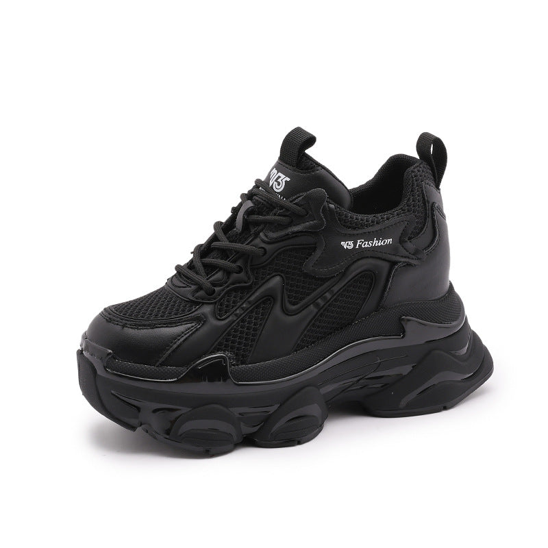 Women's Height Increasing Insole Dad Spring Breathable Sneakers