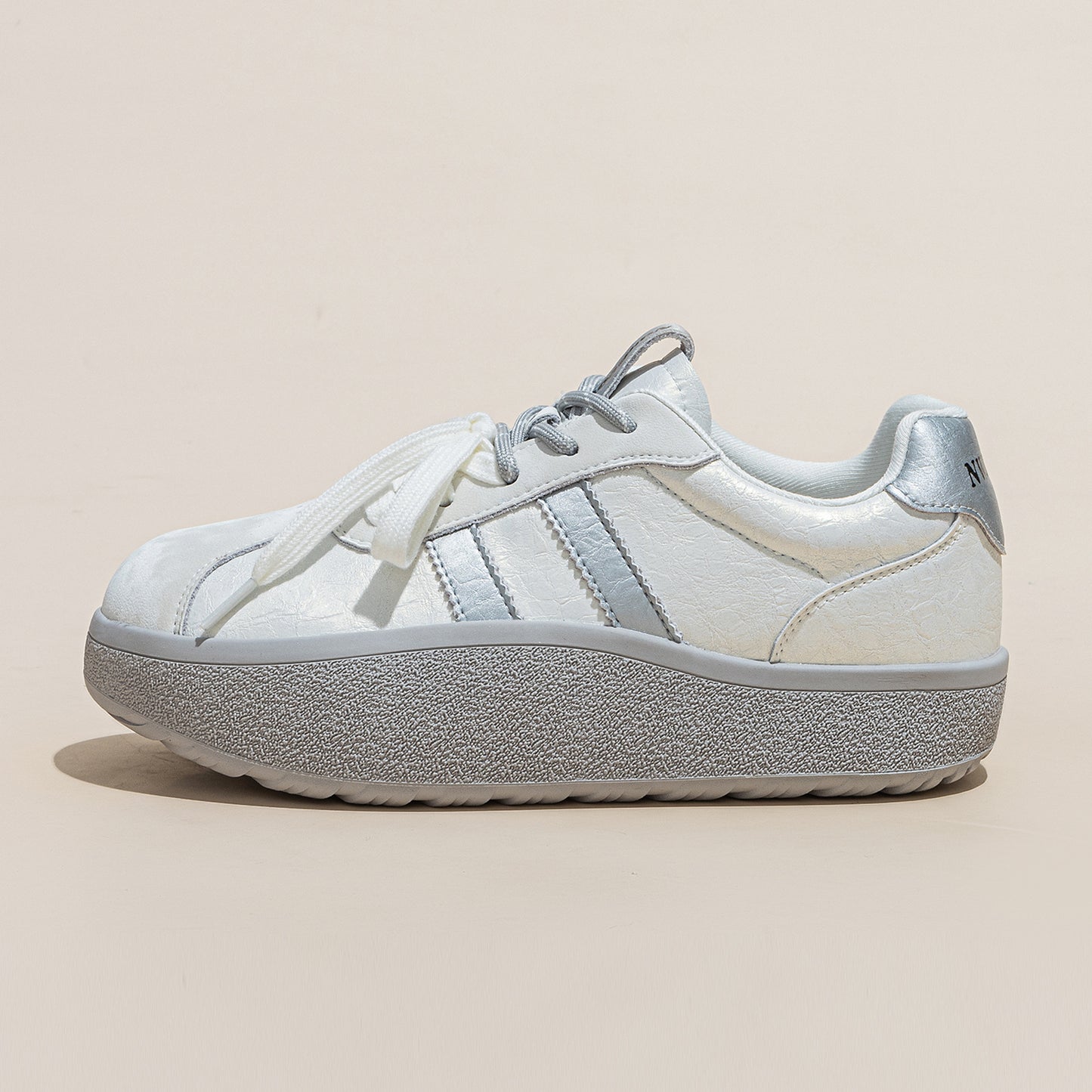 Women's White For Spring Thick Sole Increased Comfortable Breathable Leisure Women's Casual Shoes