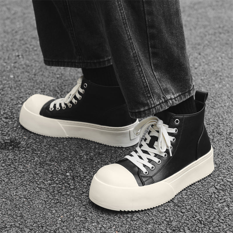 Men's Board Breathable Thick Bottom Increased Big Boots