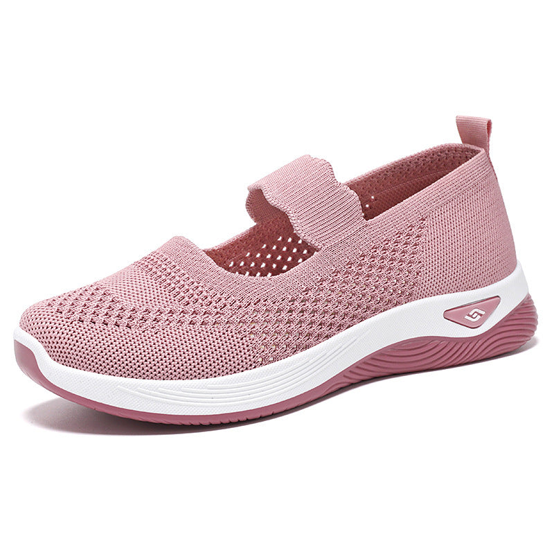 Women's Summer Slip-on Old Cloth Mother Lightweight Casual Shoes