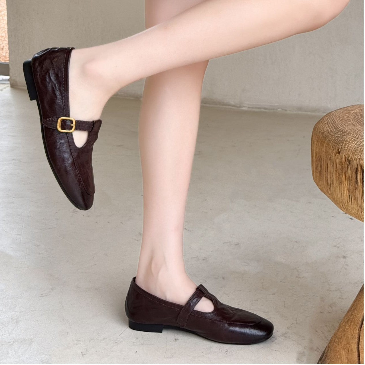 Women's Jane Flat Low-cut Soft Bottom Low Women's Fashion Shoes