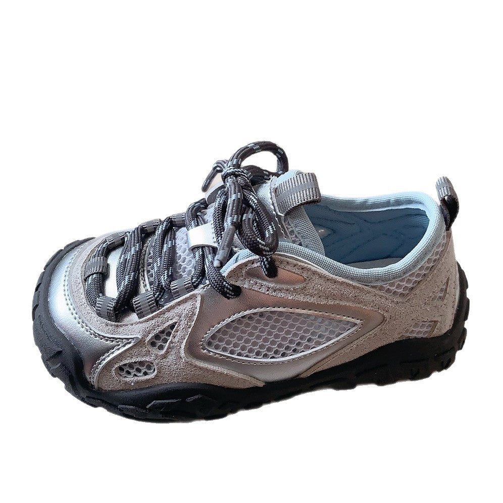 Children's Outdoor Hiking Mesh Breathable Single Spring Children's Sports Shoes