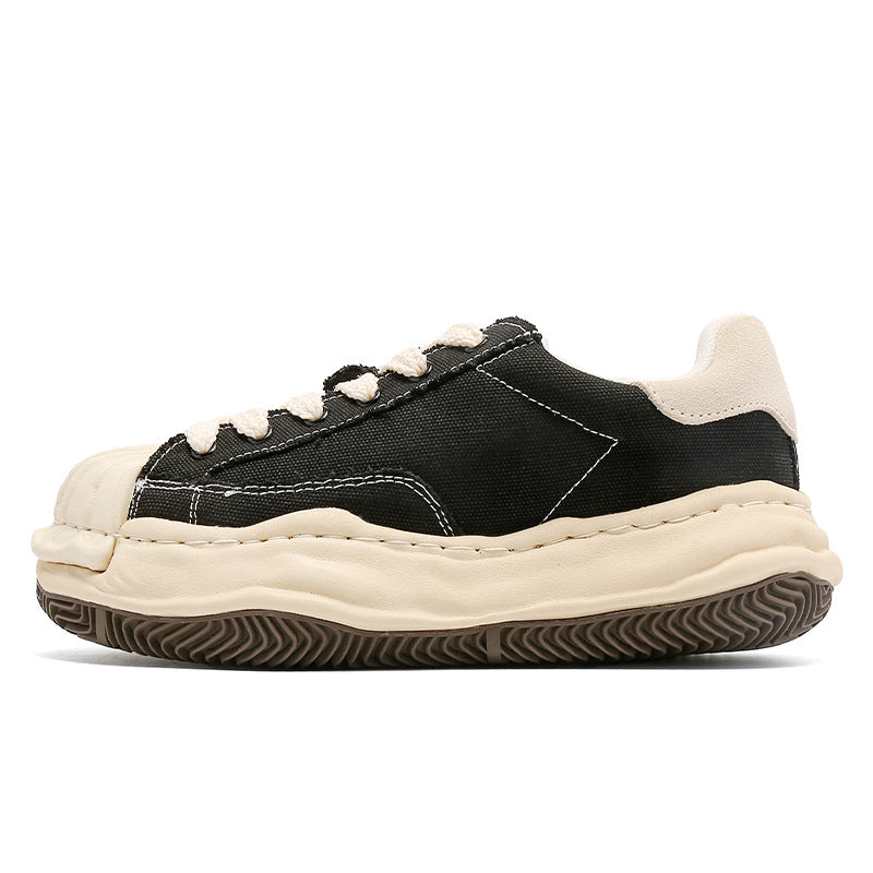 Women's & Men's Retro Shell Toe Dissoed Summer Breathable Men's Board Shoes