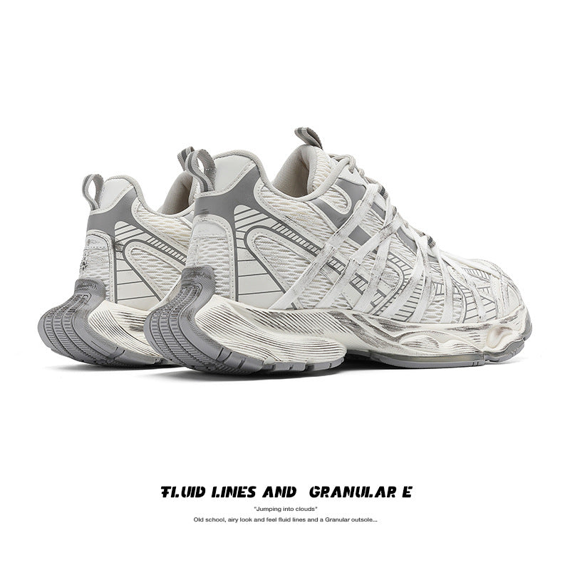Spider Four Dad Brushed Old Platform Casual Shoes